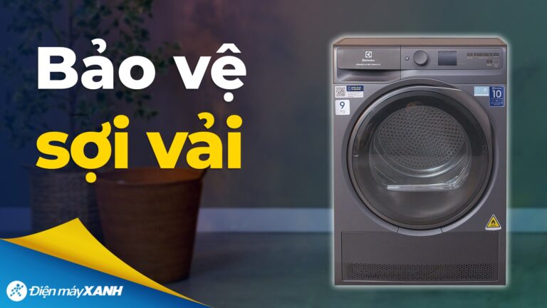 Máy sấy Electrolux Heatpump 9kg EDH902R9SC (ghi)