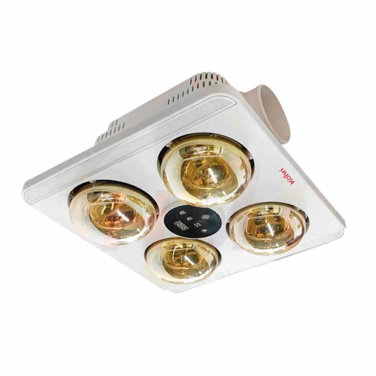 Đèn sưởi nhà tắm Kohn BU06GR 4 bóng âm trần
