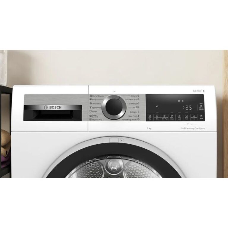 Máy sấy bơm nhiệt Bosch 9kg WQG24570SG