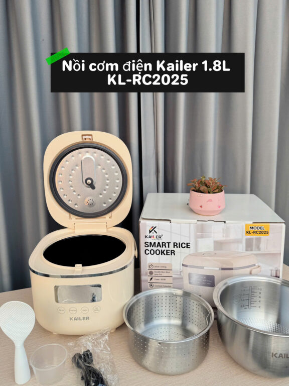 Nồi Cơm Điện Tử 1,8L Kailer KL-RC2025