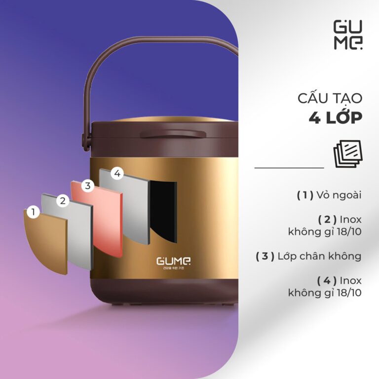 Nồi ủ chân không 8L Plus Gume GM-2088