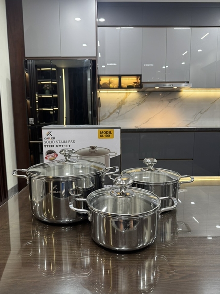 Bộ nồi 3 món kailer KL-566