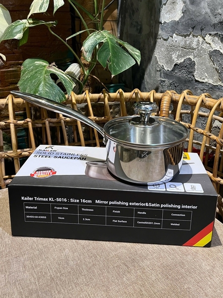Quánh Inox Kailer 16cm KL-5016