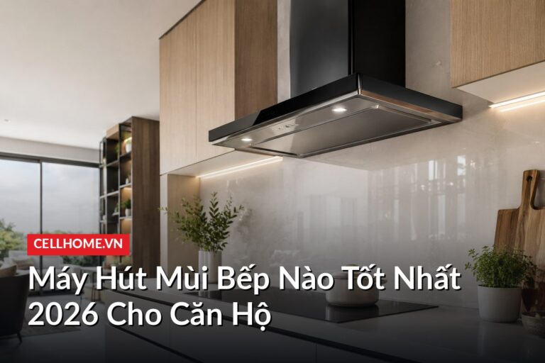 Máy Hút Mùi Bếp Nào Tốt Nhất 2026 Cho Căn Hộ