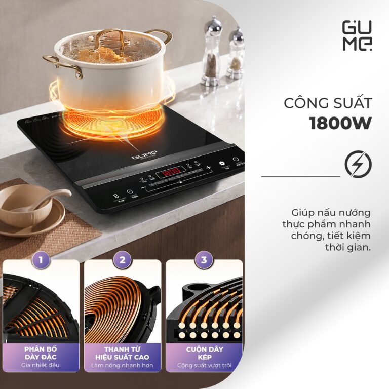 Bếp Từ Đơn GIC LITE-01 GUME Hàn Quốc