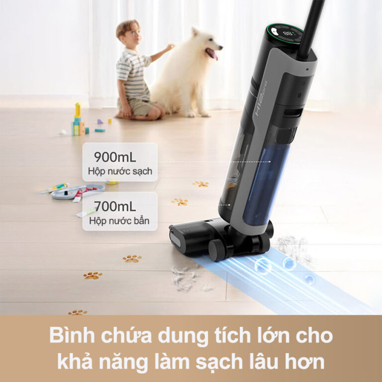 Máy lau sàn hút bụi thông minh Dreame H12 Pro