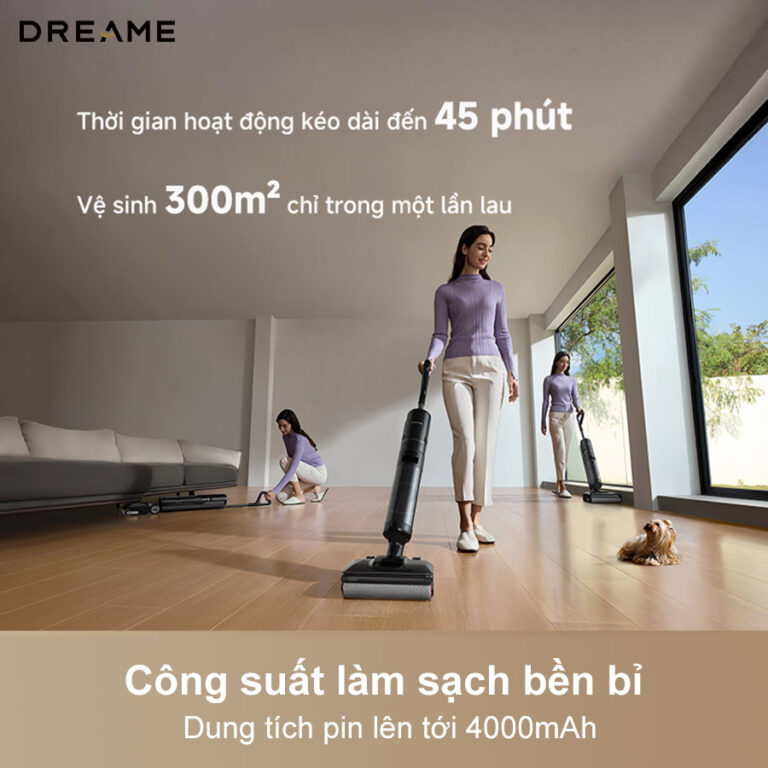 Máy hút bụi lau nhà khô và ướt Dreame H12 FlexReach