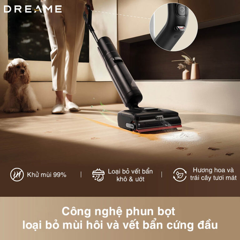 Máy hút bụi lau nhà cầm tay Dreame H15 Pro FoamWash