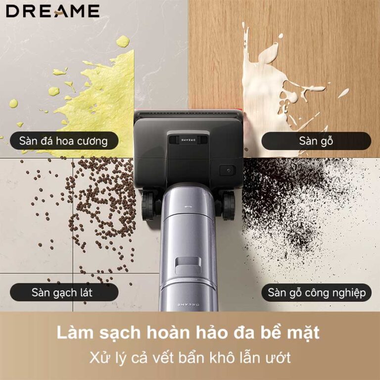 Máy hút bụi lau nhà cầm tay Dreame H16 Pro Steam