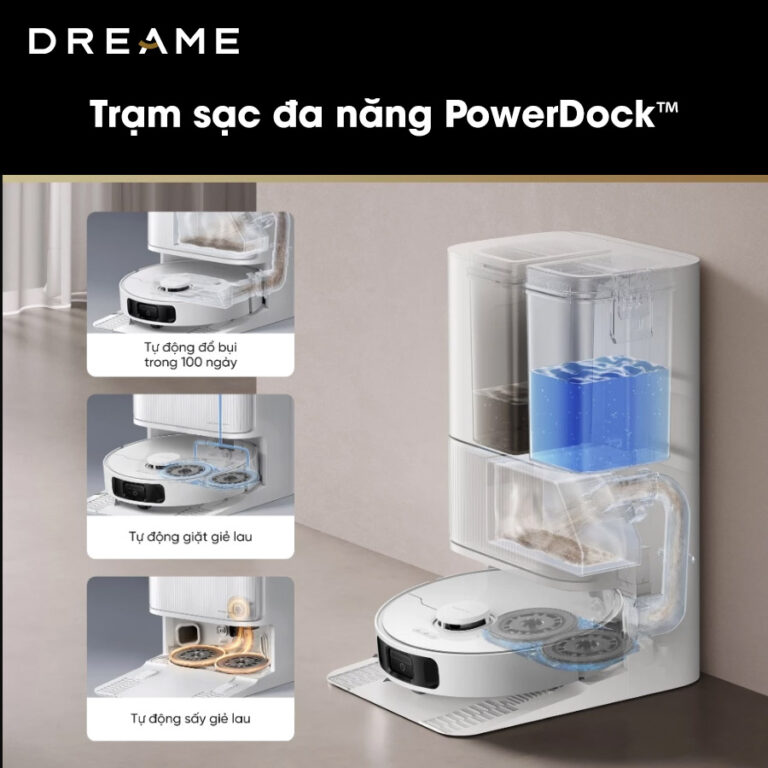 Robot hút bụi lau nhà Dreame D20 Ultra