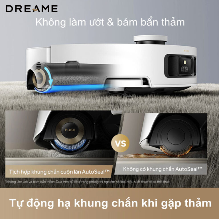 Robot hút bụi lau nhà Dreame Aqua10 Roller