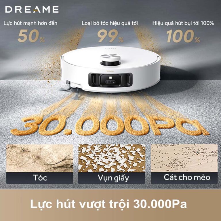 Robot hút bụi lau nhà Dreame Aqua10 Roller