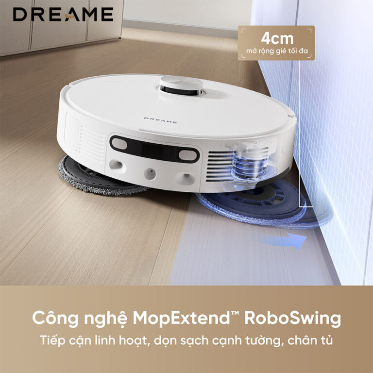 Robot lau sàn hút bụi tự làm sạch Dreame Bot L10s Ultra