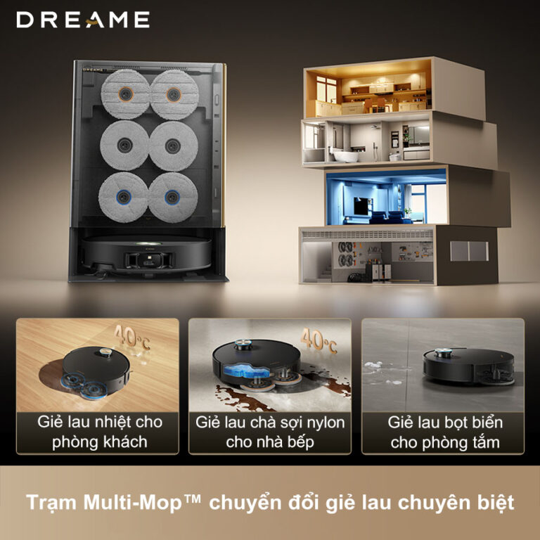 Robot hút bụi lau nhà Dreame Matrix10 Ultra
