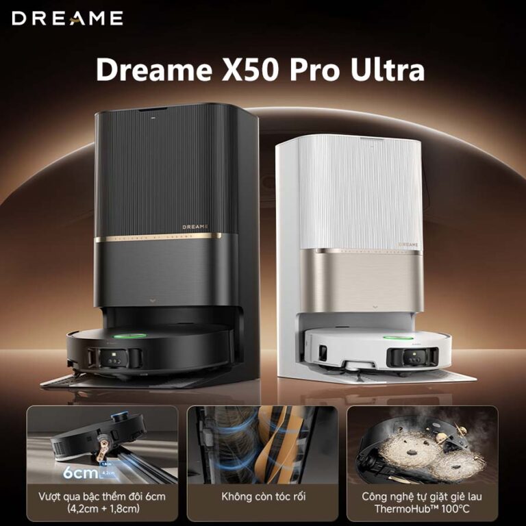 Robot hút bụi lau nhà Dreame X50 Pro Ultra