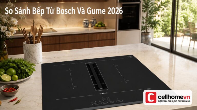 so sánh bếp từ Bosch và Gume 2026