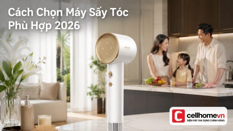 cách chọn máy sấy tóc phù hợp 2026