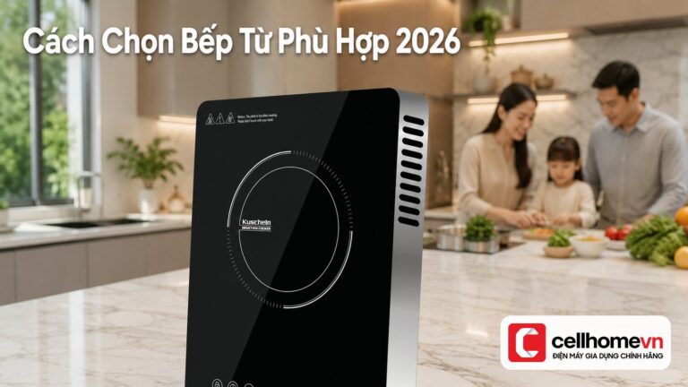 cách chọn bếp từ phù hợp 2026