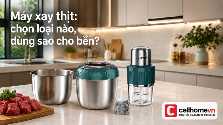 Máy xay thịt: chọn loại nào, dùng sao cho bền?