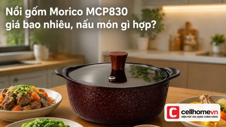 Nồi gốm Morico MCP830 giá bao nhiêu, nấu món gì hợp?