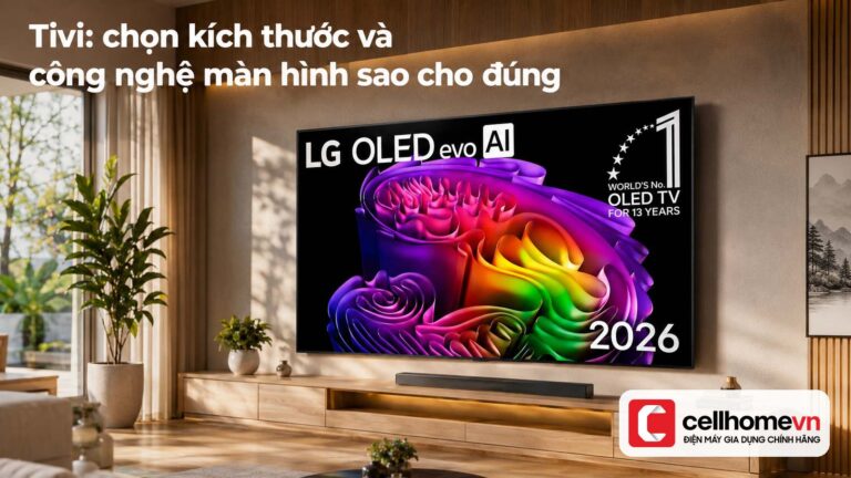 Tivi: chọn kích thước và công nghệ màn hình sao cho đúng