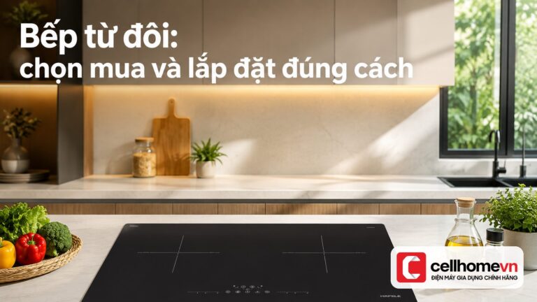 Bếp từ đôi: chọn mua và lắp đặt đúng cách
