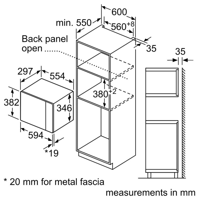 Lò vi sóng âm tủ Bosch BFL524MB2