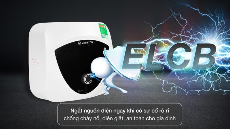 Bình nóng lạnh Ariston AN LUX 6 UE 1.5 FE lắp trong