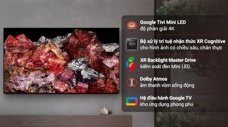 Google Tivi Sony Mini LED 4K HDR 85 inch XR-85X95L