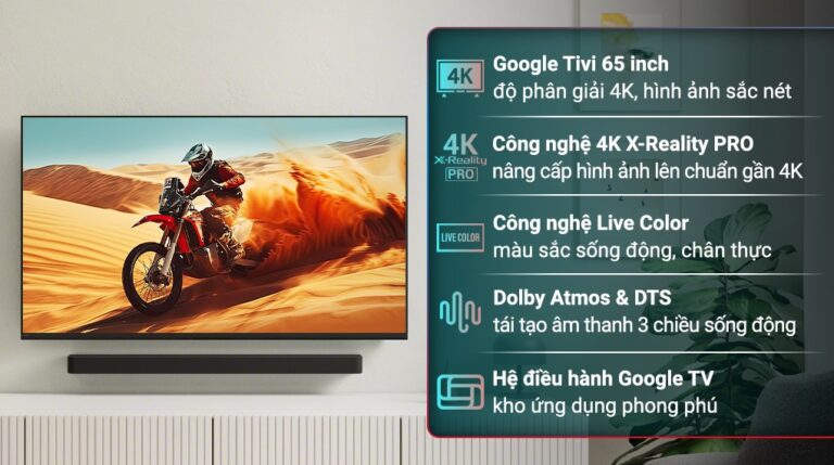 Google Tivi Sony 65 inch 4K K-65S20M2