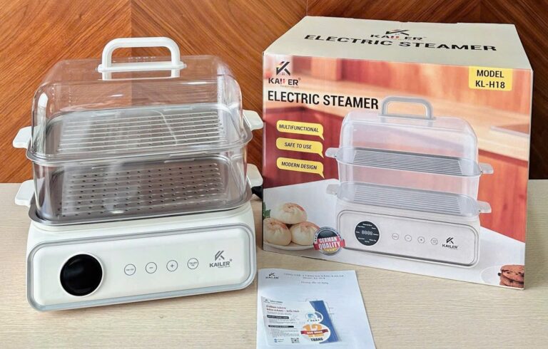 Nồi Hấp Điện Đa Năng 2 Tầng Kailer KL-H18