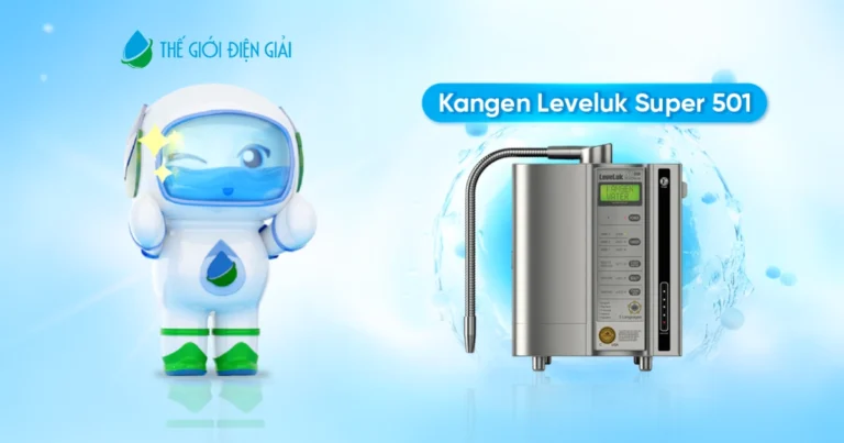 Máy lọc nước ion kiềm Kangen Leveluk SD501 Platinum