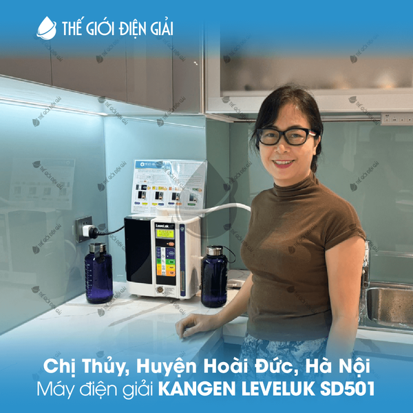 Máy lọc nước ion kiềm Kangen Leveluk SD501