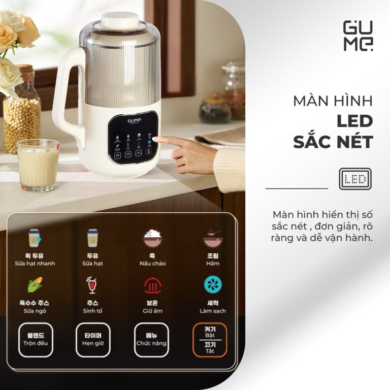Máy Làm Sữa Hạt Mini Ultra Pro Gume MSB03