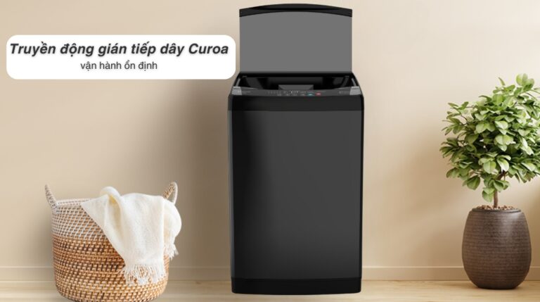 Máy giặt cửa trên 9kg Casper WT-9NB3 (ghi)