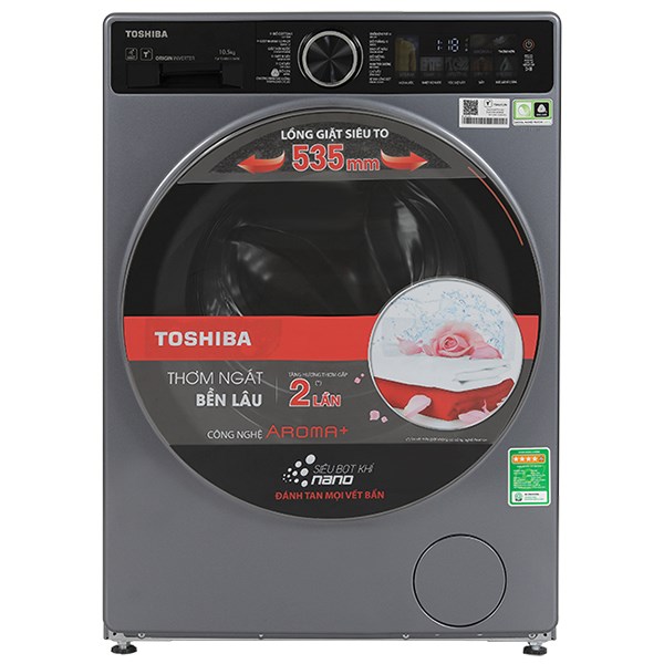 Máy giặt Toshiba Inverter 10.5 kg TW-T25BU115MWV(MG) - máy giặt inverter