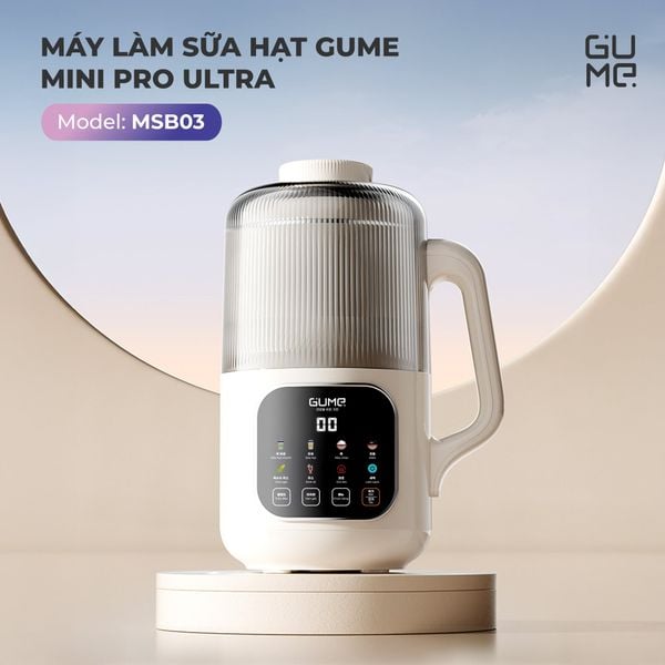 Máy Làm Sữa Hạt Mini Ultra Pro Gume MSB03