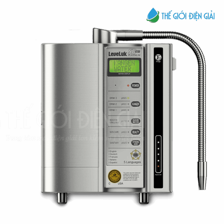 Máy lọc nước ion kiềm Kangen Leveluk SD501 Platinum