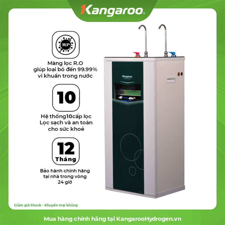 Máy lọc nước nóng lạnh Kangaroo 10 cấp KG10A3VTU