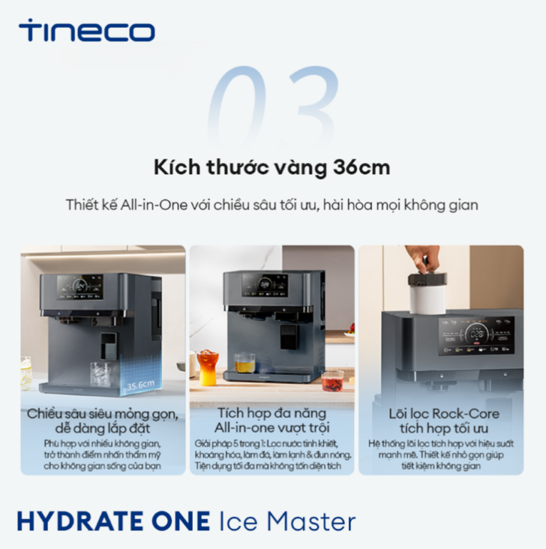 Máy lọc nước Tineco HYDRATE ONE Ice Master