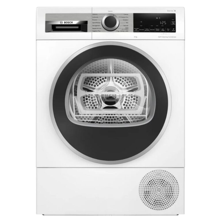 Máy sấy bơm nhiệt Bosch 9kg WQG24570SG