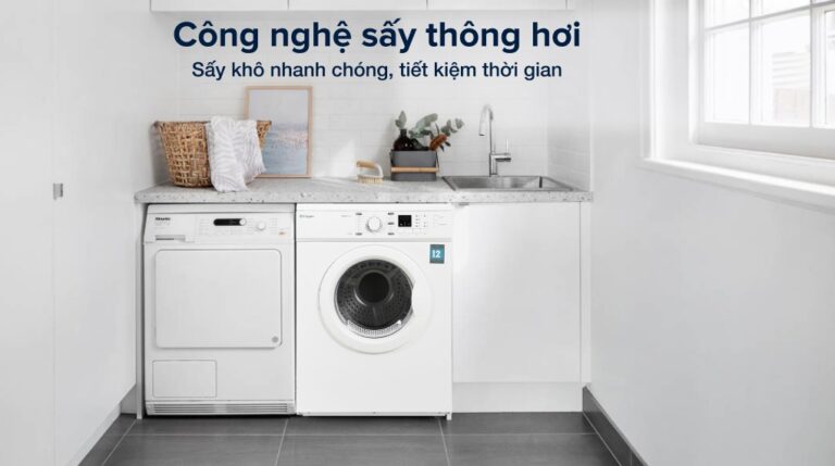 Máy sấy thông hơi Casper 7.2kg TD-72VWD (trắng)
