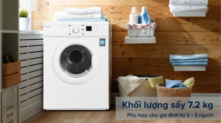 Máy sấy thông hơi Casper 7.2kg TD-72VWD (trắng)