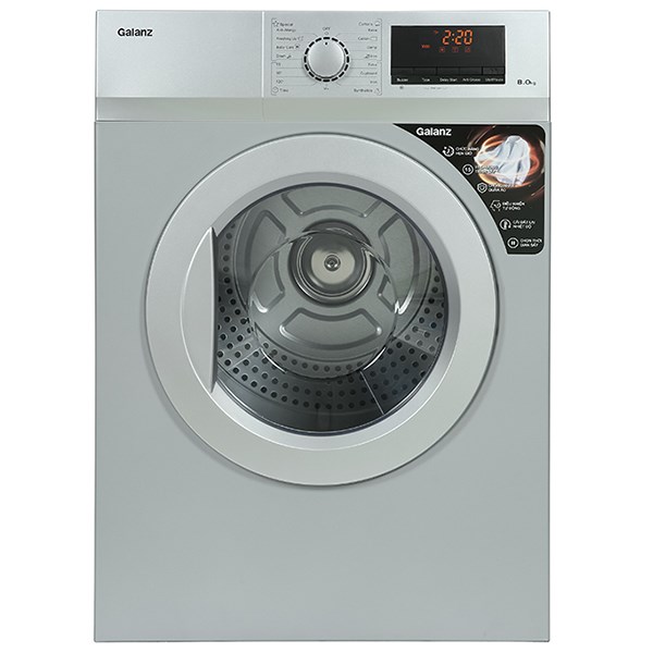 Máy sấy thông hơi Galanz 8kg DV-80T5C.S (ghi)