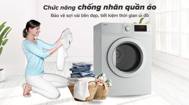 Máy sấy thông hơi Galanz 8kg DV-80T5C.S (ghi)
