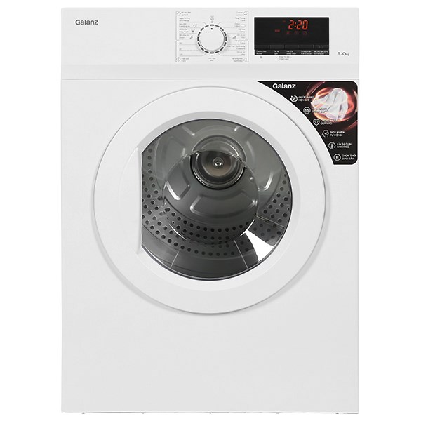 Máy sấy thông hơi Galanz 8kg DV-80T5C.W (trắng)