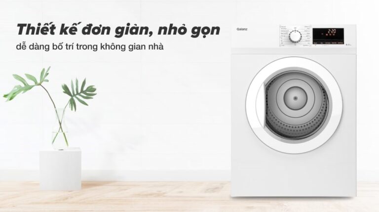 Máy sấy thông hơi Galanz 8kg DV-80T5C.W (trắng)
