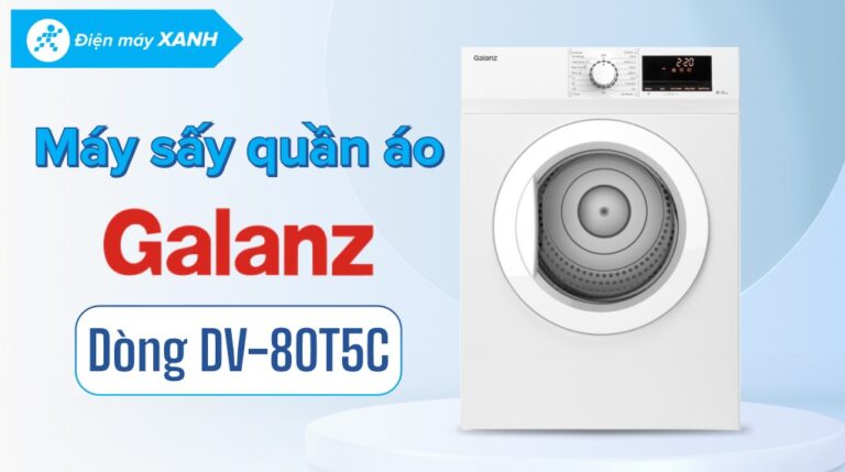 Máy sấy thông hơi Galanz 8kg DV-80T5C.W (trắng)