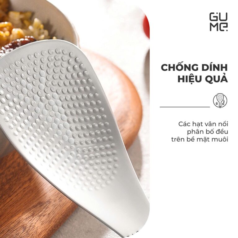 Muôi xới cơm titanium cao cấp Gume