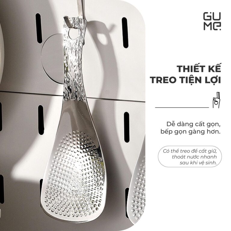 Muôi xới cơm titanium cao cấp Gume